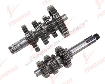 China Super High Quality Metal Motorcycles Engine Parts Transmission Main Shaft Counter For BAJAJ DISCOVER100 for sale