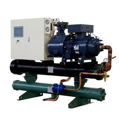 China Hotels Industrial Water Cooled Water Chiller 7 Degree 10 Tons for sale