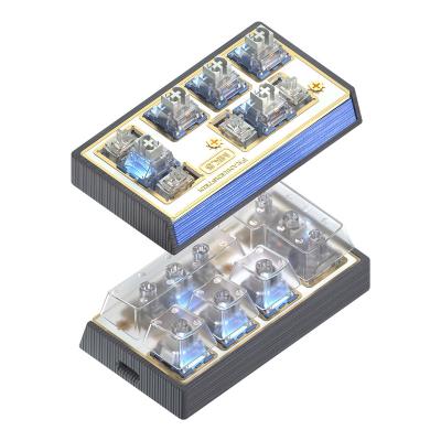 China EzyezII Frankenstein MK.5 Extendable Mini Mechanical Keyboard Kit 5 Keys Multimedia Keys Hot Swap Macro VIAL Open Source Programming RGB OSU for sale