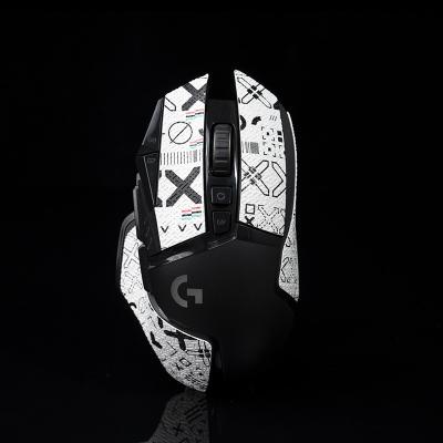 China Handmade Game BTL Mouse Grip Tape Skate Sticker Non Slip Lizard Skin Suck Sweat For Logitech G502 PC Gamer DIY Without Mouse for sale