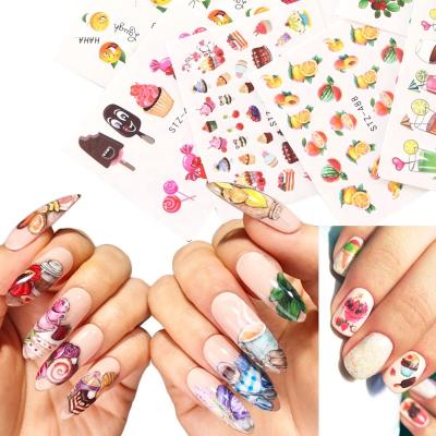 China 2022 Festival Holiday Finger Decoration New Oosi Top Selling 37 Set Nail Sticker Set 3d Nail Art Stickers Set Christmas Butterfly Lace Hot Stamping Manicure for sale