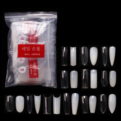 China 2022 Oosi New Designs Nails Festival Holiday Finger Decoration False Nail Tips 500pcs/bag Multi Artificial Coffin Stiletto False Nails For Press On Nails for sale