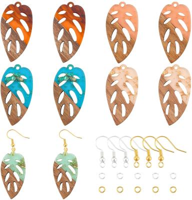 China Europe Wood Earring Pendants Wooden Teardrop Jewelry Findings For Earring Making for sale