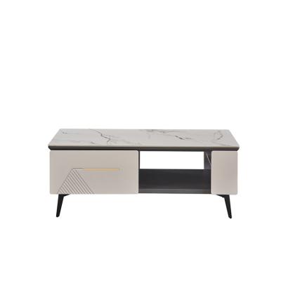 China High quality adjustable luxury modern style living room furniture marble top coffee table (the other) for sale