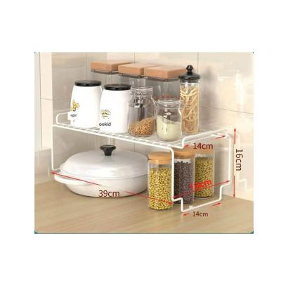 China Corner Organizer Stocked Shelf Kitchen Counter Shelves Storage Rack For Kitchen for sale