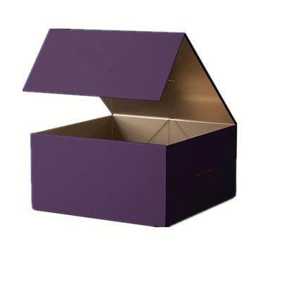 China Recyclable Custom Foldable Cosmetic Magnet Folding Gift Packaging Gift Box Magnetic Gift Box for sale