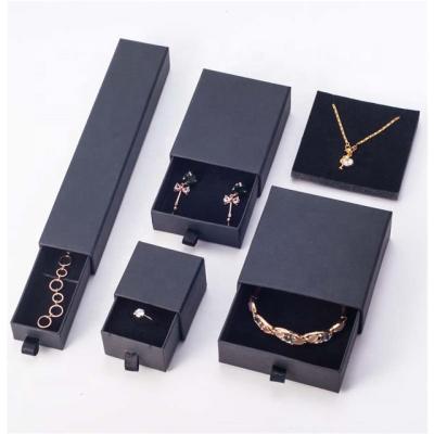 China Cardboard Logo Jewelry Drawer Gift Box Custom Packaging Luxury Jewelry Box for sale