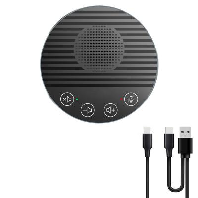 China Portable USB Microphone Speaker For Skype Zoom Volume Control Usb Speakerphone With Mute Button for sale