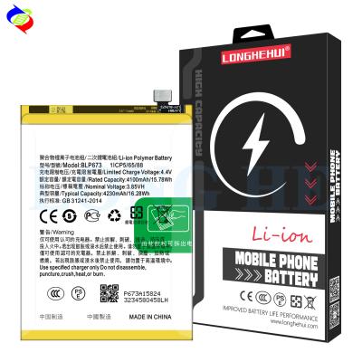 China 4230mAh BLP673 AX5 AX7 A12E A12 A31-2020 A12-2020 mobile phone battery for OPPO A12 battery for sale