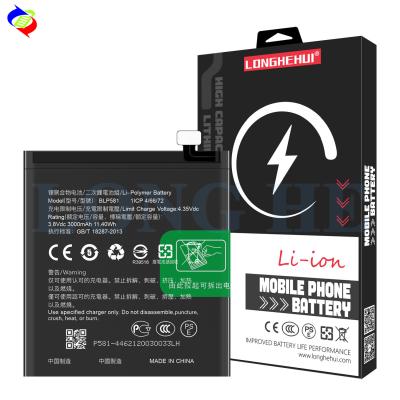 China Mobile Smart Phone Battery BLP581 4.35V 3000mAh For OPPO N3 N5206 N5207 N5209 Replacing the phone battery for sale