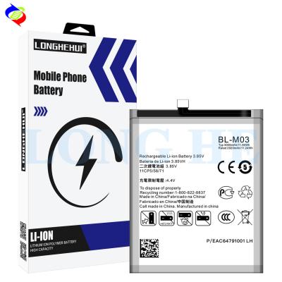 China 2021 Brand New O Cycle Battery Vervangende celtelefoonbatterij voor LG K22 K22 Plus BL-M03 Te koop