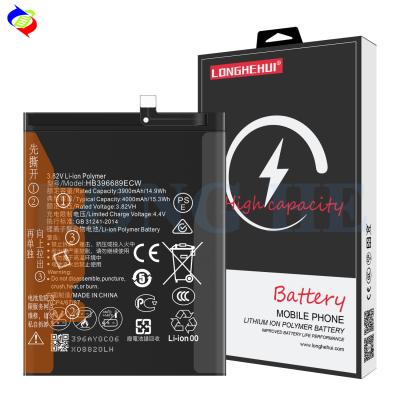 China Wiederaufladbare Batterie für Huawei Mate 9 Pro Y9 Prime 2019 HB396689ECW Schwarze Farbe zu verkaufen