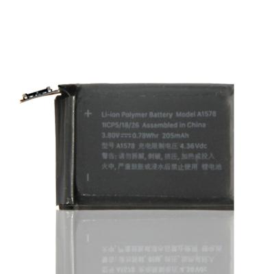 China Black Replacement Smart Watch Battery for Apple Watch Series 1 S1 38mm A1578 Original for sale