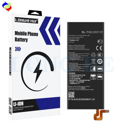 China LG Q6 BL-T33 lithium battery M700A M700AN M700DSK Compatible For LG Mobile phone models for sale