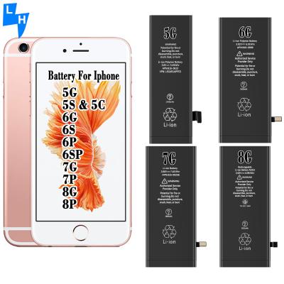 China Rechargeable Batteries for 5G 5S 5C 6G 6S 6P 6SP 7G 7P 8G 8P Mobile Phone Rechargeable for sale