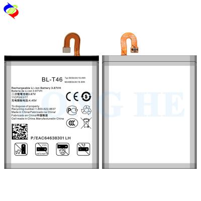 China 5000mAh BL-T46 LMV600VM LMV600TML V600QM6 LMV605N Bateria de telefone móvel para LG V60 ThinQ 5G à venda