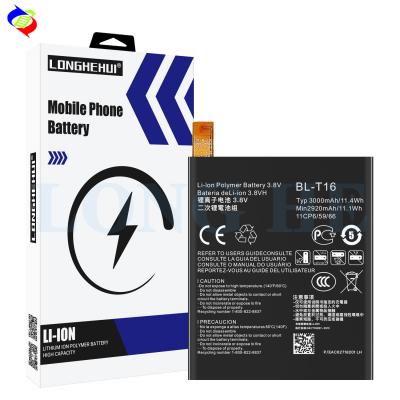 China BL-T16 Polymer Lithium Battery 2920MAH 3.8V for LG H950 H955 H959 LS996 US995 Mobile Phone for sale