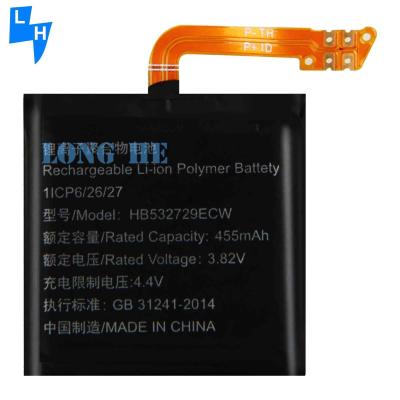 China HB532729ECW 455mAh 46MM Battery For Huawei Watch GT2 GT 2 smartwatch Quick Shipping for sale