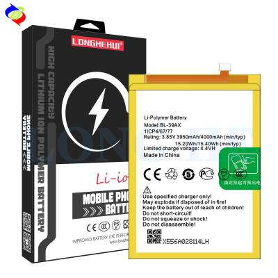 China BL-39AX 4000mAh x557 Battery for Infinix HOT 4/HOT4 PRO Smartphone Replacement Battery for sale