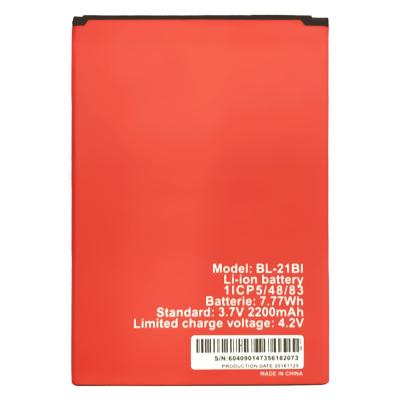 Chine Batterie de téléphone portable rechargeable BL-21Bi 2200mAh pour itel it1503 à vendre