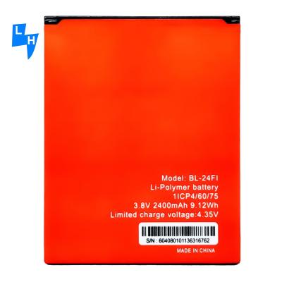 China 2400mAh Capacity Black Itel 24Fi S12 A22 Pro BL-24Fi Mobile Battery for Your Requirements for sale