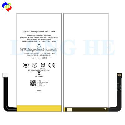 중국 휴대전화 재충전 가능한 리온 이온 폴리머 배터리 GTB1F 구글 픽셀 5 4080mAh 3.87V 판매용