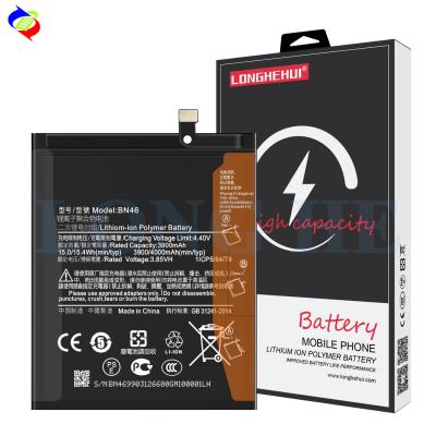 China Rechargeable Battery for Xiaomi Redmi Note 6 Original Replacement BN46 Short Battery for sale