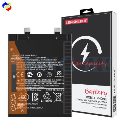 China BM5J Mobile Phone Battery Replacement for Xiaomi 12T Pro 5000mAh Li-Polymer Dual IC Protection for sale