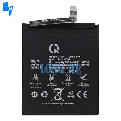 China High Capacity Lithium Polymer Battery V3001 Original Replacement for Vsmart Active 1 for sale