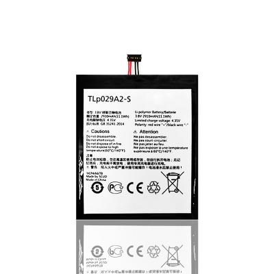 China Weiße Farbe TLP029A2 3.8V 2910mAh Lithium-Polymer-Tab-Batterie für austauschbares Laden zu verkaufen