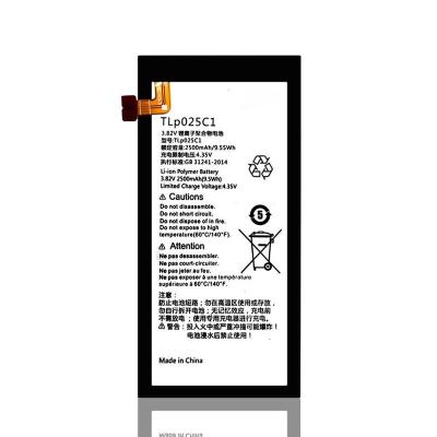 China TLP025C1 Gelbe Ersatz-Handybatterie für Alcatel One Touch POP 4 Plus zu verkaufen