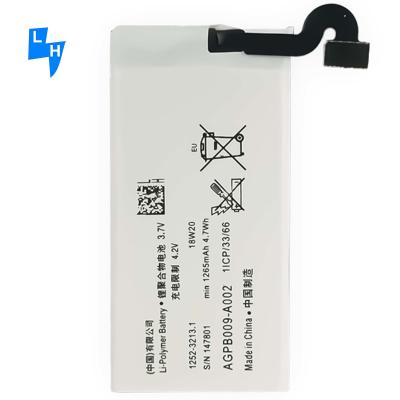 China Double IC Protection 1265mAh AGPB009-A002 Xperia sola MT27i MT27 Battery for Sony MT27a for sale