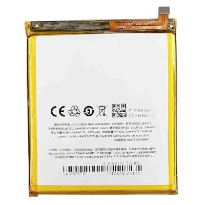 China 3000mAh BA612 RECHARGABLE Battery for Meizu Meizy 5S M6 12M M5 M612Q M5S Mobile Phone for sale