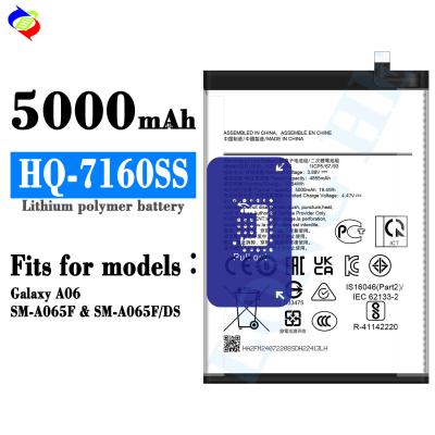 China Original Battery HQ-7160SS 5000mAh Battery For Galaxy A06 SM-A065F mobile phone battery for sale