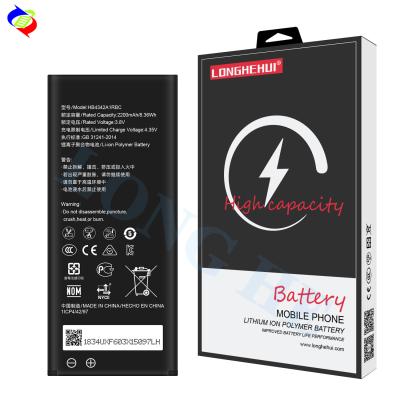 China Rechargeable Lithium Battery HB4342A1RBC 3.8V 2200mAh Battery For Huawei Y5 II 2 Y6 Ascend Honor 4A 5A for sale