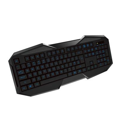 China New slim 2.4Ghz radio/durable waterproof luminescence gaming cable keyboard,computer accessories for sale