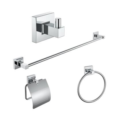 China Modern Factory Direct Stainless Steel Wall Mounted Towel Rack Set For Bathroom for sale