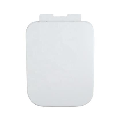 China Slow-end Toilet Seats PS-03-A/PS-03-B WC Square Quick Release Soft Narrow Toilet Seat Cover for sale