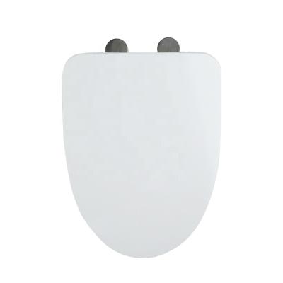 China Slow-end Toilet Seats PUV-04-C Soft Narrow Adjustable Oval Toilet Seat Cover Quickly Install for sale