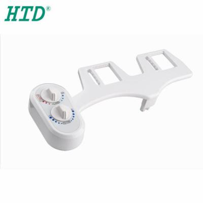 China ABS Material Self-cleaning HTD Hot And Cold Water Toilet Bidet Attachment Single Cleaning Spout for sale