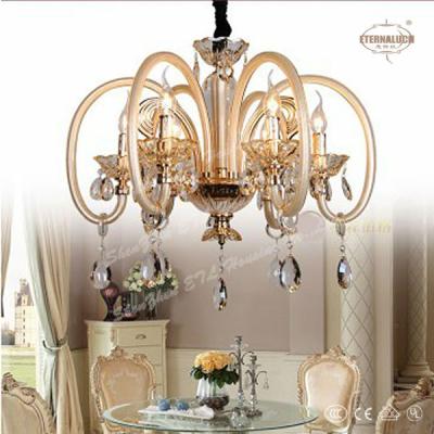 China New Modern Modern Jellyfish Crystal Chandeliers Lightings with Brown Glass Floor Lamp for VILLA ETL84111 for sale