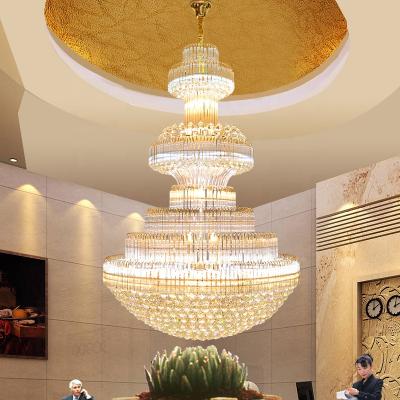 China Large Modern Luxury LED Chandeliers Crystal Chandelier For Banquet Hotel ETL89032 for sale