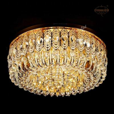 China Outdoor Mounted Crystal Ceiling Lights LED Ceiling Mount Decoration Ceiling Lamp For Bedroom ETL6100 for sale