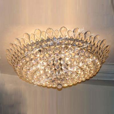 China Modern Classic Crystal Ceiling Lamp Chrome Ceiling Lights Residential Housing Lamp ETL60007 for sale