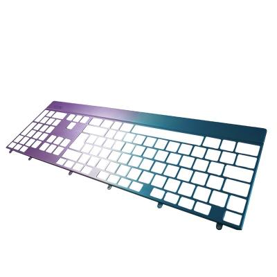 China Aluminum Quality Services Aluminum Keyboard CNC Machining PC Keyboard Case for sale