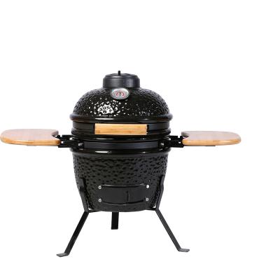 China Factory Wholesale Sales Adjustable Direct Mini Charcoal BBQ Grill Size 12inch MCD Ceramic Kamado Grill for sale