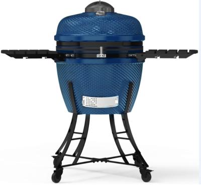 China Factory Direct Sales P Type Height 22inch MCD Adjustable Garden GRILL Ceramic Outdoor Charcoal Kamado Grill for sale