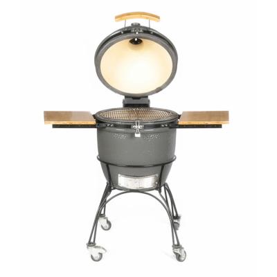 China Factory Direct Sales Adjustable Height 18inch MCD Hot-selling Outdoor Cooking Ceramic BBQ Oven Kamado Vegetable Garden Charcoal Egg Grill for sale