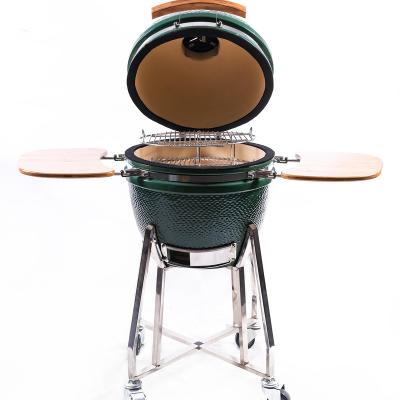 China Adjustable Size 18inch MCD Factory Direct Hot Sale Color Customize Egg Kamado Grill Capable Ceramic Charcoal Komodo Grill for sale