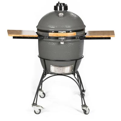 China Factory Direct Sales Size 22inch MCD Clay Adjustable Outdoor Charcoal Smoker Oven Big BBQ Ceramic Kamado Grill for sale